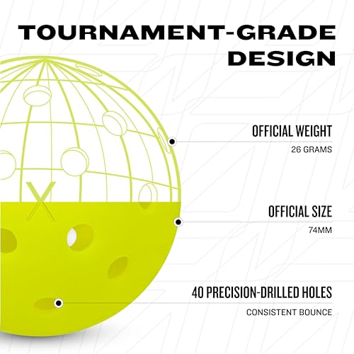 USAP Approved Outdoor Pickleballs - Franklin Sports X-40