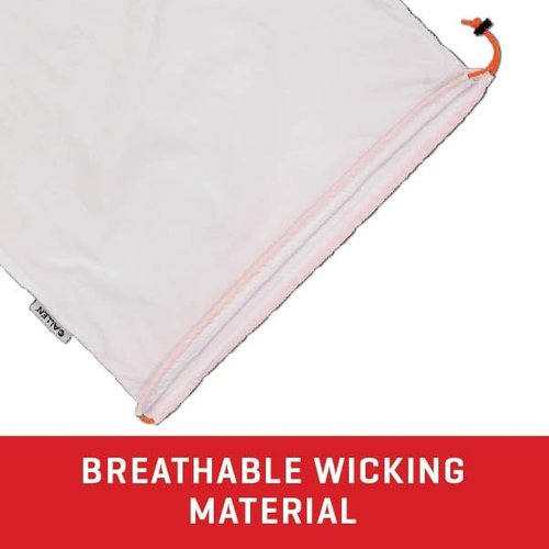 Allen Company Backcountry Quarter Bag - Reusable, Heavy-Duty, Drawstring Hunting Meat Bags - Durable Big Game Bags for Elk, Caribou, Deer - 4-Pack - 40"L x 25"W - White