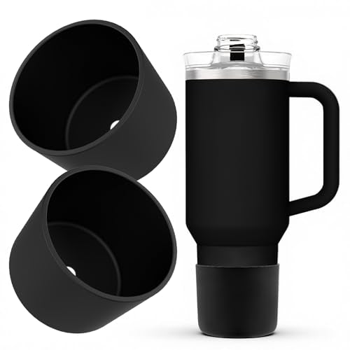 Silicone Boots for Cirkul 40oz Tumbler - Black (2-Pack)
