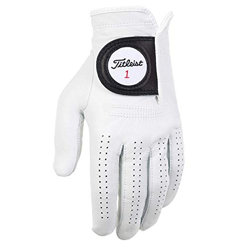 Men's Ultra-Thin Golf Glove - Left Hand, Medium-Large - Pearl White