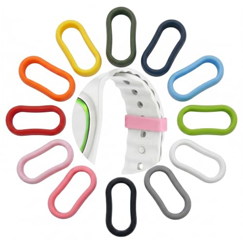 12-Pack Silicone Fastener Rings for MagicBand+ - 12pcs-Arc