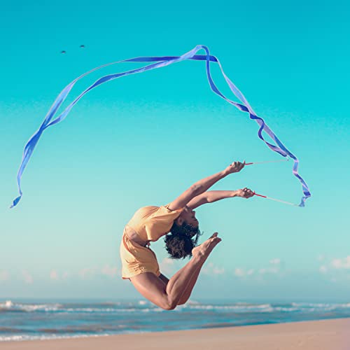 2pcs Twirling Dance Ribbons - 78.7 Inch Gymnastics Streamers