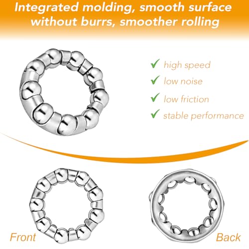 1/4" Crank Bearing Set - 4PCS Stainless Steel Bike Bearings