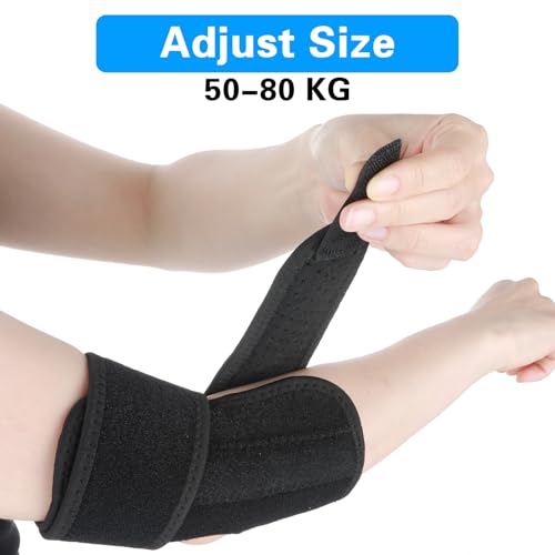 Elbow Compression Sleeve with Removable Strap - Variation 1