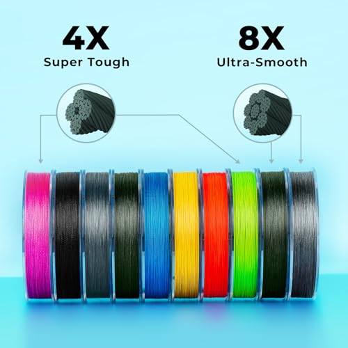 Calamus Bastion Braided Fishing Line 20LB - Moss Green, 600 Yards, Strong & Abrasion Resistant