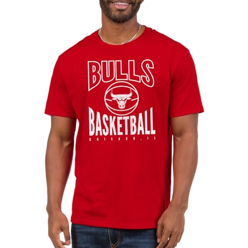 Chicago Bulls Men's Short Sleeve Fan T-Shirt - X-Large Red