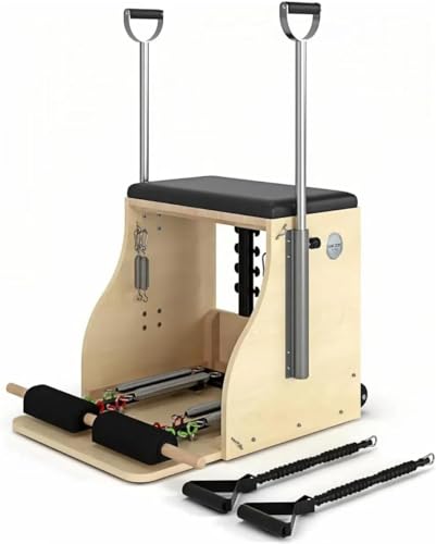 Split-Pedal Pilates Chair with Handles - Assembly Required