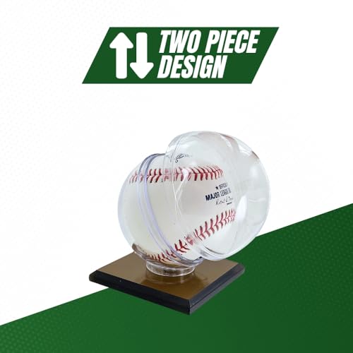 Acrylic Baseball Display Case Holder with Black Base - Qty 1