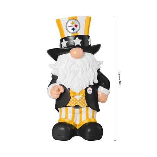 Pittsburgh Steelers Americana Gnome - 10 Inch Team Color Decor