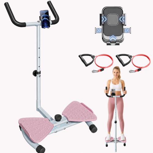 Waist Twisting Machine with Handlebar & Phone Holder - 330 lbs Capacity