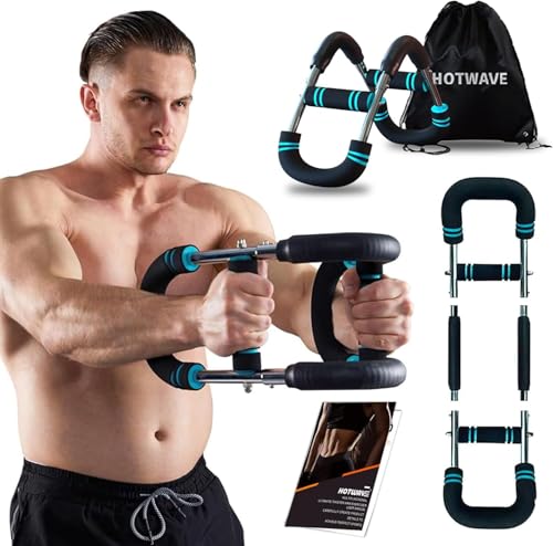 Adjustable Chest Trainer - 60-110Lbs Twister Arm Trainer - Blue