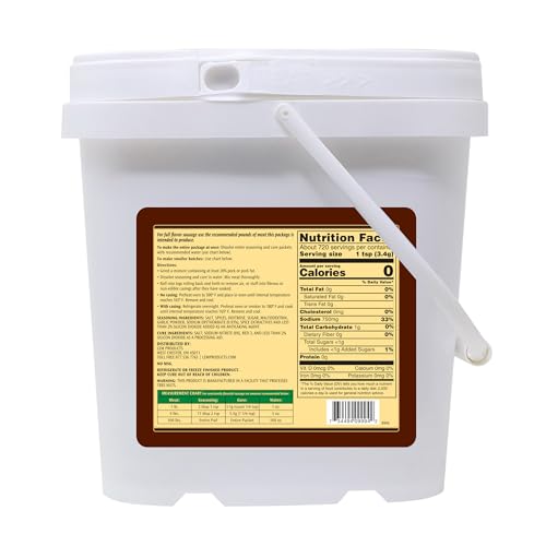 LEM Jalapeno Summer Cured Sausage Seasoning 86oz Pack - For 100lb Meat