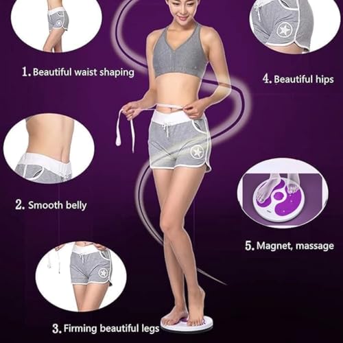 Ab Twist Waist Disc Board with Exercise Ropes & Tape Measure