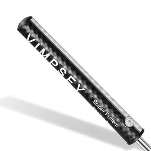 VIMPSEY Golf Putter Grip 3.0 Black-White Round Polyurethane Lightweight