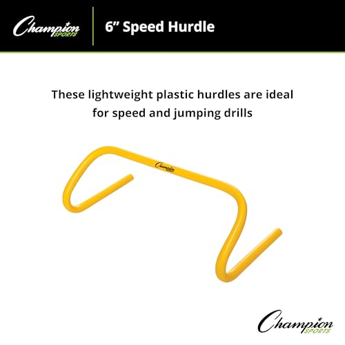 6" Yellow Speed Hurdle - Adjustable Agility & Jump Training