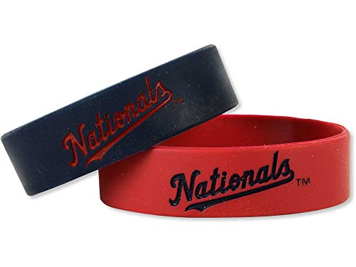 Unisex Bulk Bandz Bracelet 2 Pack - Washington Nationals