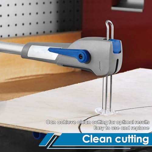 25Pcs Scroll Saw Blade Set, 6-1/2inch High Carbon Steel Coping Saw Blades(10TPI/15TPI/18TPI/24TPI/28TPI), Clean Cut Scroll Saw Blade Pin End Replacement for Cutting Wood Plastic Metal Leather