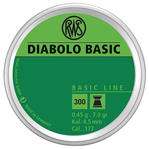 RWS Diabolo Flat-Nose Pellets - 300 Count, One Size
