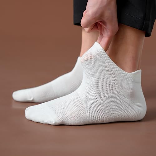 Women’s Low Cut Athletic Ankle Socks with Tab - 6 Pairs