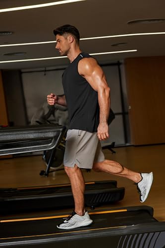 Men's Quick Dry Sleeveless Workout Tank Top - Moisture Wicking Athletic Shirt