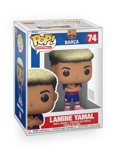 Lamine Yamal Vinyl Figure - Barcelona Soccer Collectible with Box Protector