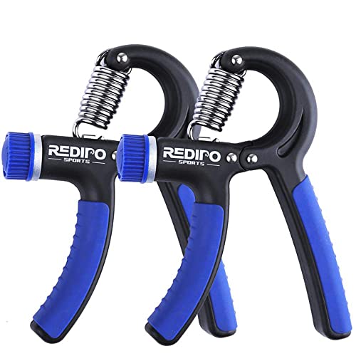 Adjustable Hand Grip Strengthener - 2 Pack Forearm Exerciser 20-90lbs