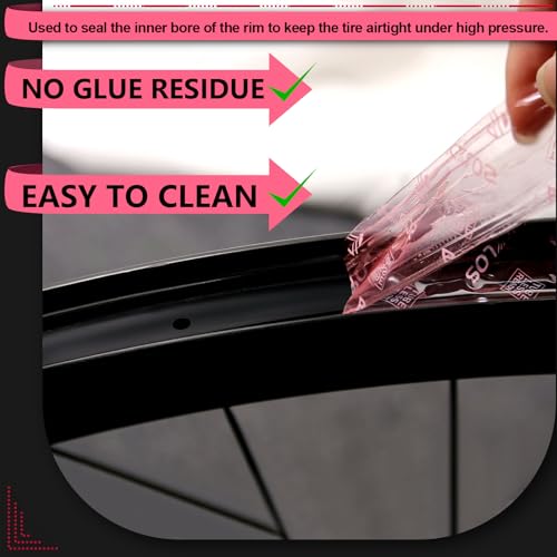 Tubeless Bike Rim Tape - 30mm Wide, 10M Length, Strong Adhesive