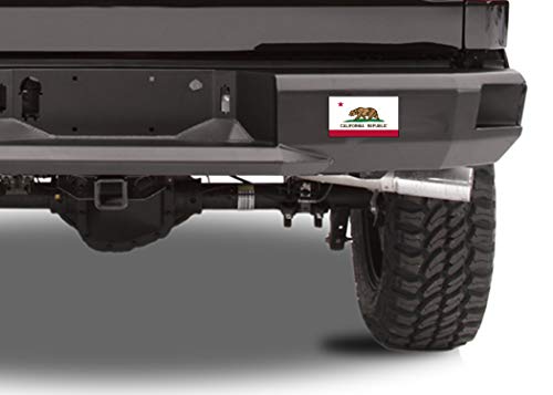 California Republic State Flag Car Decal - 3x5 Inch Vinyl Bumper Sticker
