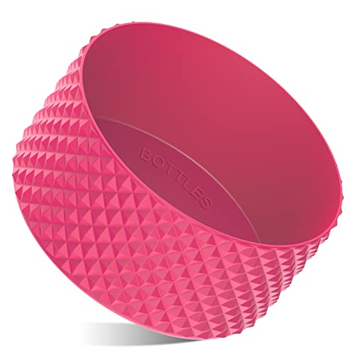 Silicone Water Bottle Boot for Stanley Tumbler 20-40oz - Pink