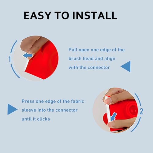 Paint Edger Replacement Pads - Pad Refills for Edger - Replacement Pad Refills for Paint Edger Tool (6 Pack)