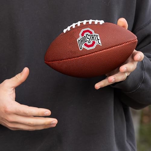 Mini Size Composite Football - Ohio State Buckeyes Team Spirit