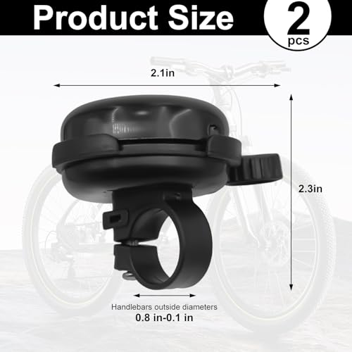 Loud Bicycle Bell for Adult Bikes - Durable Aluminum Alloy