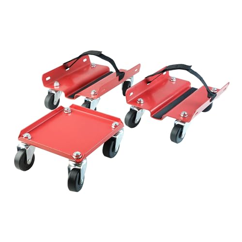 Snowmobile Dolly Set with Heavy Duty Straps - 1500 lbs Capacity