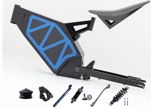 Electric Fat Bike Frame Kit - Full Suspension Enduro Design