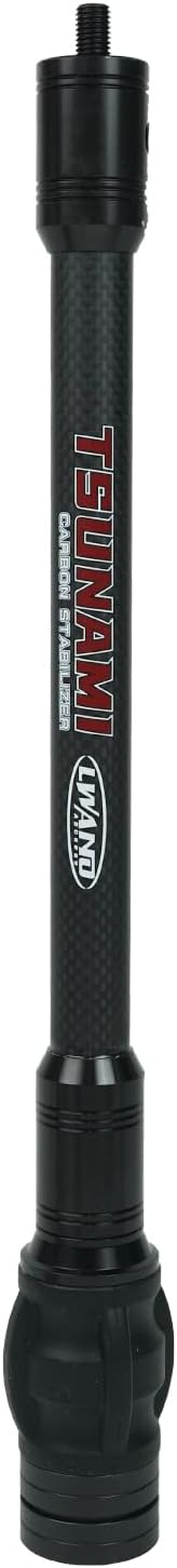 LWANO Archery Compound Bow Stabilizer - Adjustable 6-12 Inch Carbon Fiber for Vibration Reduction