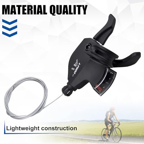 Bike Shifter Lever 6 Speeds Right Thumb Gear Shift for Mountain