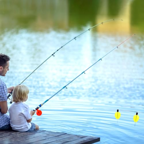 Fishing Bobbers - 30 Pcs Yellow Foam Teardrop Indicators