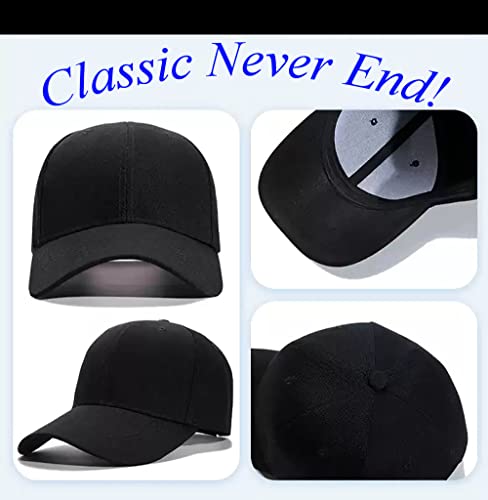 Gelante Adult Plain Baseball Cap Hat Classic Adjustable Size for All