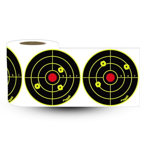 4 Inch Splatter Target Stickers - Adhesive Shooting Targets, 400 Pack