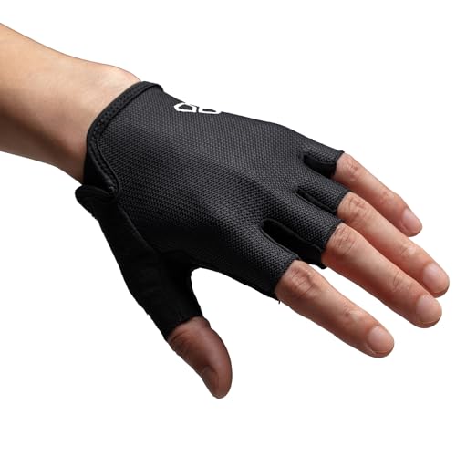 DUEECO Mountain Bike Cycling Gloves Men Women Breathable Shock-Absorbing XRD Pad Black Medium