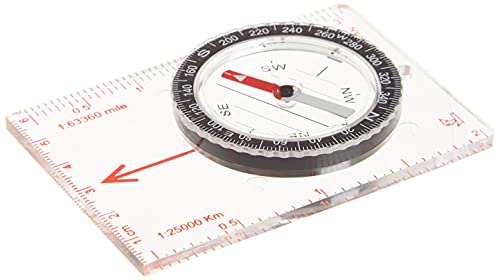 Liquid-Filled Compass - Compact Navigation Tool for Hiking, Camping, Survival - One Size
