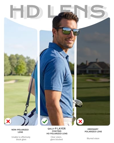 Polarized Sunglasses for Men - UV400 Lightweight Sun Glasses