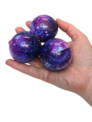 Galaxy Foam Stress Relief Balls - 2" Squeeze Balls (4 Pack)