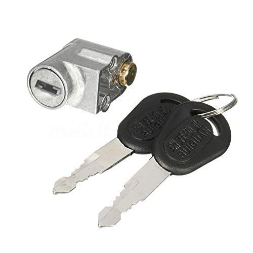 Portable Anti-Theft Key Lock - 15mm Lock Cylinder, Silver