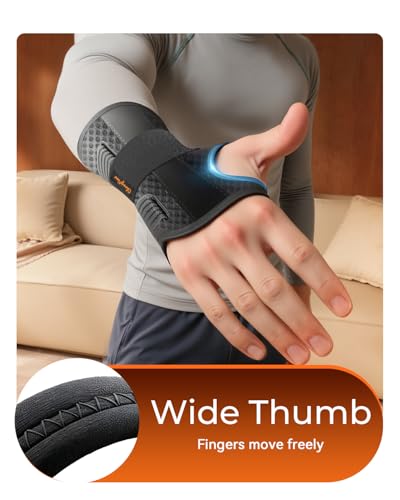 Changenow Black Right-Hand Carpal Tunnel Wrist Brace Night Support S/M