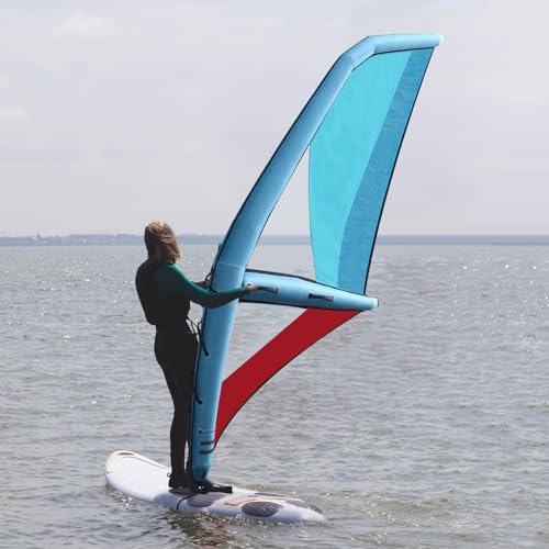 Inflatable Paddle Board Sail - 45.21ft² Sail Area, 360° Base Rotation