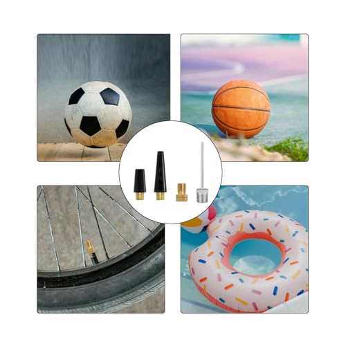 12-Piece Ball Pump Needle and Nozzle Inflator Adapter Kit