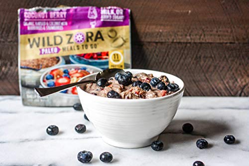 Wild Zora Paleo Freeze Dried Meals Cliffside Coconut Berry 2-Pack - Backpacking & Camping Food, Gluten-Free, Grain-Free
