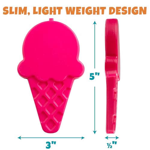 Ice Cream Hard Ice Packs 3 Pack - Reusable Slim Freezer Packs
