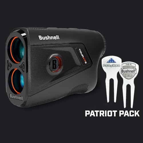 Golf Laser Rangefinder with Slope Technology - Black/Orange Patriot Pack